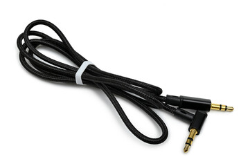 Auxiliary audio stereo cable cord male to male 3,5mm universal gold