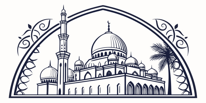 The iconic mosque of sultan abdul samad with its majestic architecture and intricate details