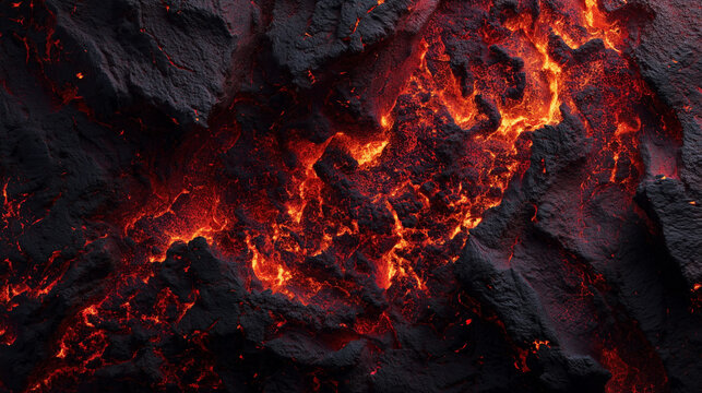 a grimdark fiery lava desktop wallpaper background