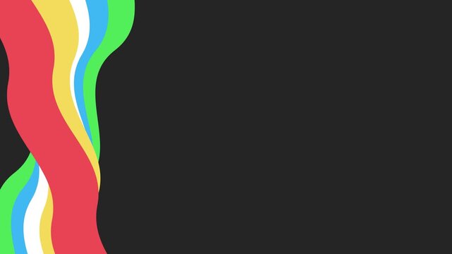 Disability Pride Month background animation with copy space
