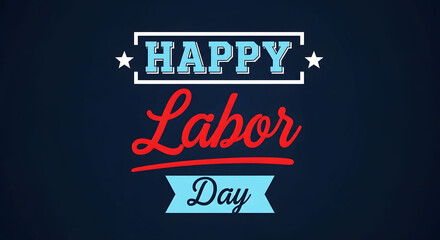 Fototapeta premium Happy labor day celebration honoring workers' contributions