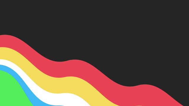 Disability Pride Month background animation with copy space
