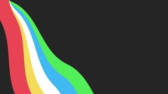 Disability Pride Month background animation with copy space