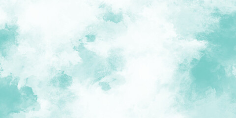 Obraz premium Green watercolor vecto flyer, cards. Hand drawn light green spring illusSummer minimalistic background. Paper .tration for design.r texture background for poster, cover,