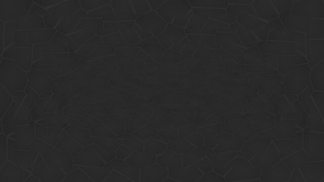 A blank black chalkboard background with a dark textured surface features a vintage grunge pattern and rough gray material for an old wall backdrop design