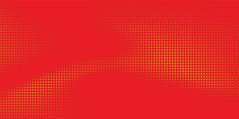 Elegant Dots halftone orange color pattern gradient texture with technology digital background. Vector Eps 10 Illustration art project