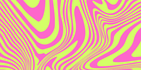 Fototapeta premium Swirl Spiral Psychedelic Pattern. Abstract Groovy Vector Background. Fun Twirl Spiral Bg