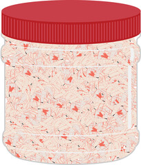 플라스틱 통에 담긴 새우젓갈