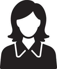 Businesswoman icon vector
