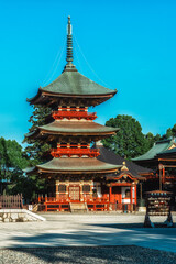 Obraz premium Shinshoji pagoda Narita temple in Japan