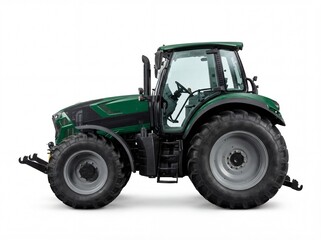 Obraz premium Agricultural tractor, fully captured, white background, bright and professional photography, no logo.