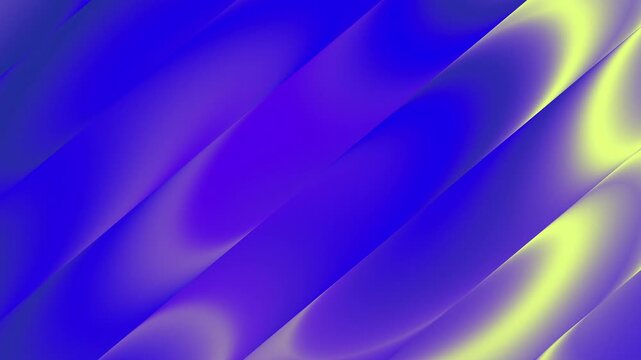 Abstract neon blue and purple gradient with diagonal lines and smooth curves