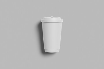 Blank Paper Coffee Cup Mockup