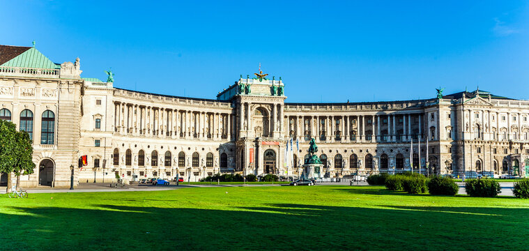 Panorama of Hofburgin Vienna, Austria
