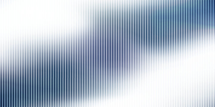 Monochrome waves with transparent vertical layering and soft opacity shifts. Abstract distorted glass effect, minimal and textured in grayscale palette. Vector illustration for futuristic design