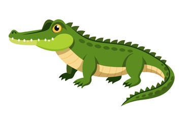 Obraz premium cartoon crocodile cartoon