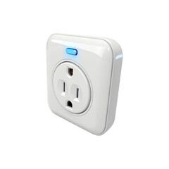 Power outlet isolated on transparent background
