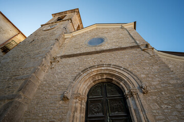 Castelpetroso, Molise. The Church of S. Martino Vescovo