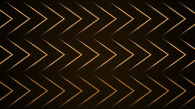 Dotted chevron zigzag pattern background animation, modern minimal geometric design