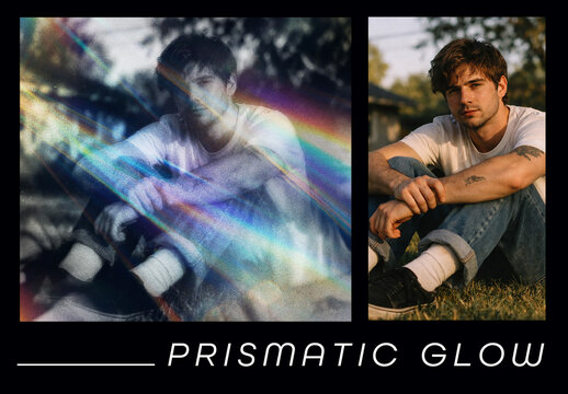 Spectrum Prismatic Glow Photo Effect