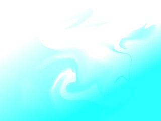 Obraz premium Cyan bold fluid abstract background