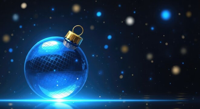 Business technology concept futuristic blue globe representing innovation and progress