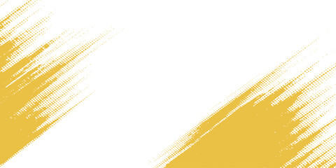 Brushstrokes of Inspiration: Dynamic strokes of golden yellow paint dance across the canvas, forming a striking design that inspires creativity, energy, and visual delight. © FANUSH