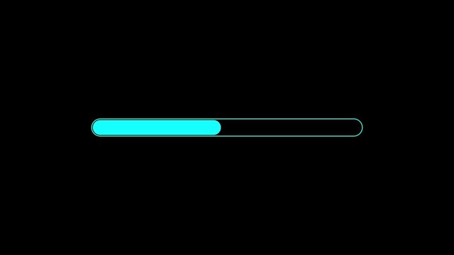 A minimalist composition features a bright teal horizontal line with rounded ends centered against a stark black background high quality professional detailed
