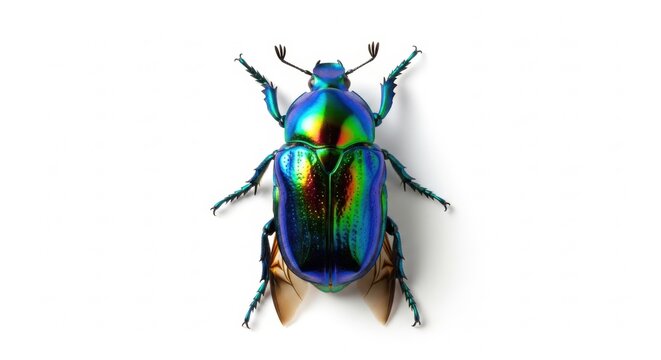 iridescent beetle