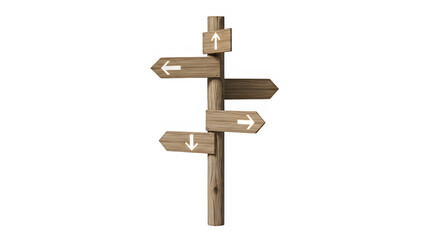 Antique wooden cross with two perpendicular beams and rustic finish