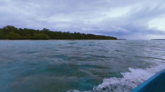 blue sky and sea in Biak Papua