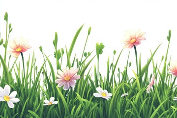 Colorful floral arrangement on a white background.