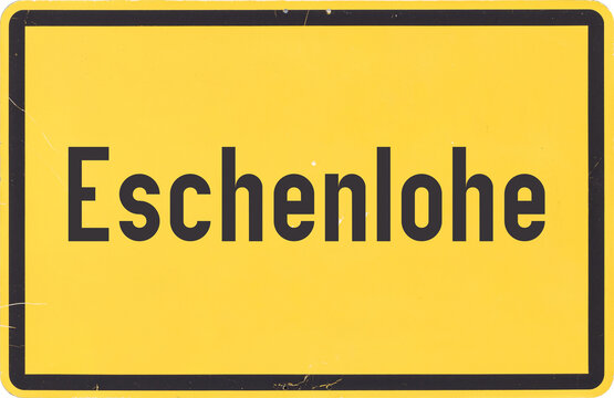 Ortsschild Eschenlohe