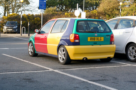 1996 Volkswagen Polo harlequin Padstow Cornwall UK