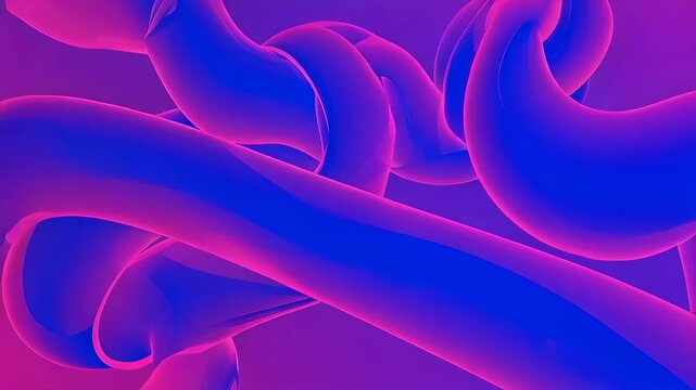 Abstract 3d fluid background animation with wavy shape and dynamic flowing forms. Digital art for modern visual design and concept.
