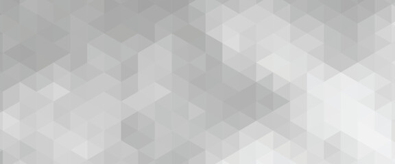 Fototapeta premium White triangle geometric pattern background, Geometric background made of triangles, Abstract geometric background. Vector 3d illustration