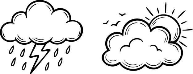 Obraz premium Weather Icons