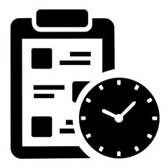 vector illustration of a black folder icon