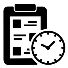 vector deadline project icon	