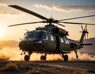 helicopter in the sky