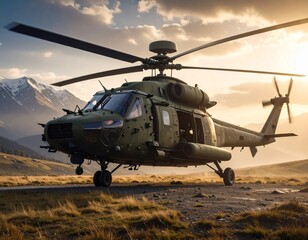 helicopter in flight