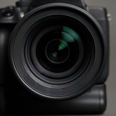 closeup of camera lens