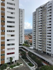 Fototapeta premium Modern residential building in the city