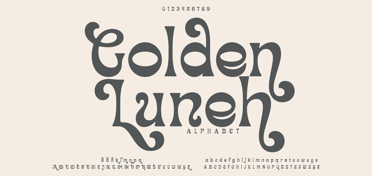 Elegant alphabet letters font logo. Typography luxury classic lettering serif fonts decorative wedding vintage retro logos, design for fashion,beauty shop and brand . vector illustration