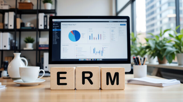 ERM enterprise risk management for governance, compliance and internal control, showing risk assessment and mitigation planning used for audit readiness, policy review and board reporting