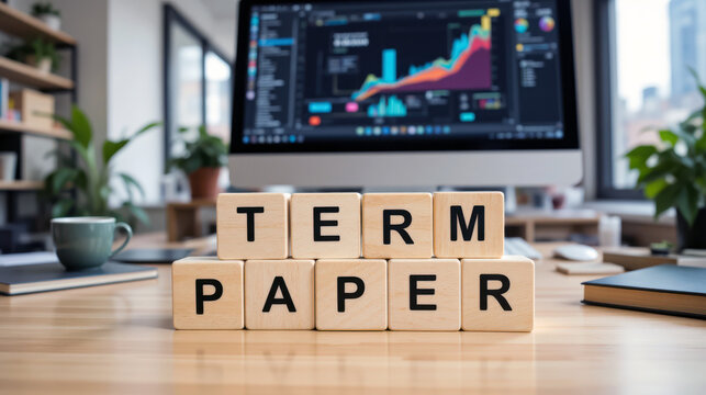 Term paper research assignment for college and university students, academic writing with citation rules for a graded course project, preparing an essay submission before the deadline with copy space