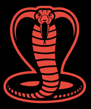 Retro Silhouette Cobra Logo