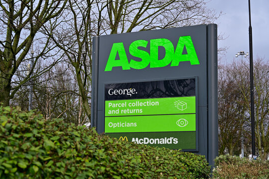 A sign for Asda supermarket