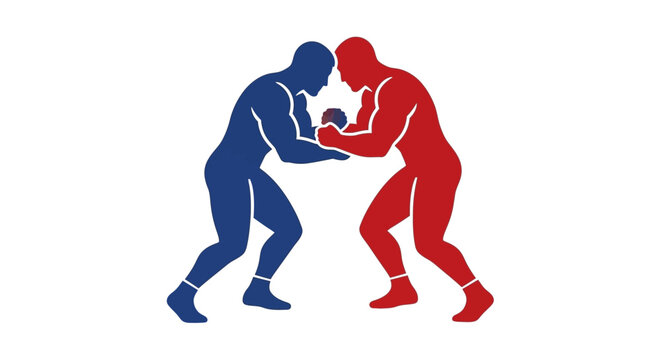 Boxers in Fighting Stance.