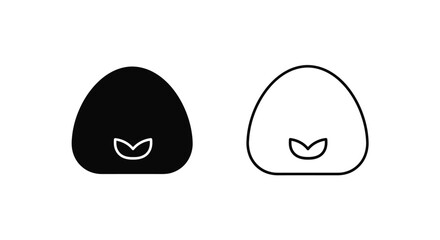 Two cute smiley faces with different colors and expressions Vector
